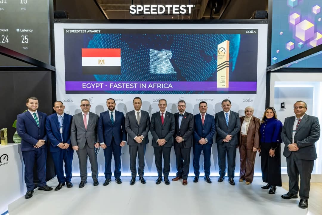 مصر تفوز بجائزة سبيدتيست لأسرع إنترنت ثابت في أفريقيا 2024