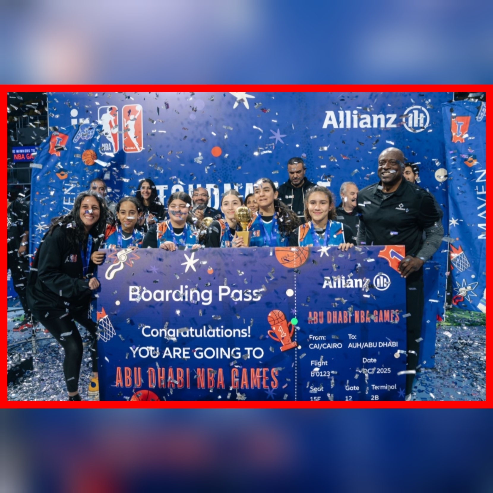أليانز مصر تعزز شراكتها مع NBA Africa بإطلاق الجولة الرابعة من Allianz Athlete Experience