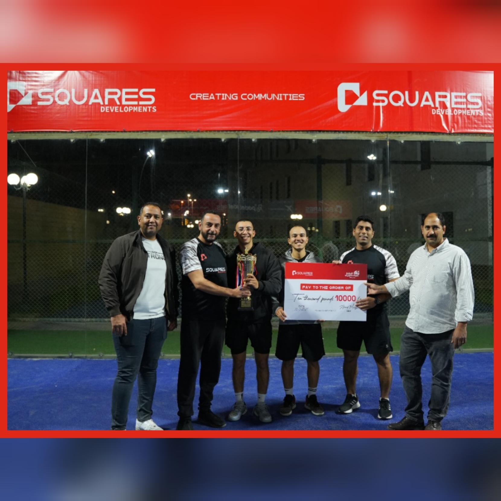 Squares Developments ends the First Ramadan Padel Tournament in the real estate market