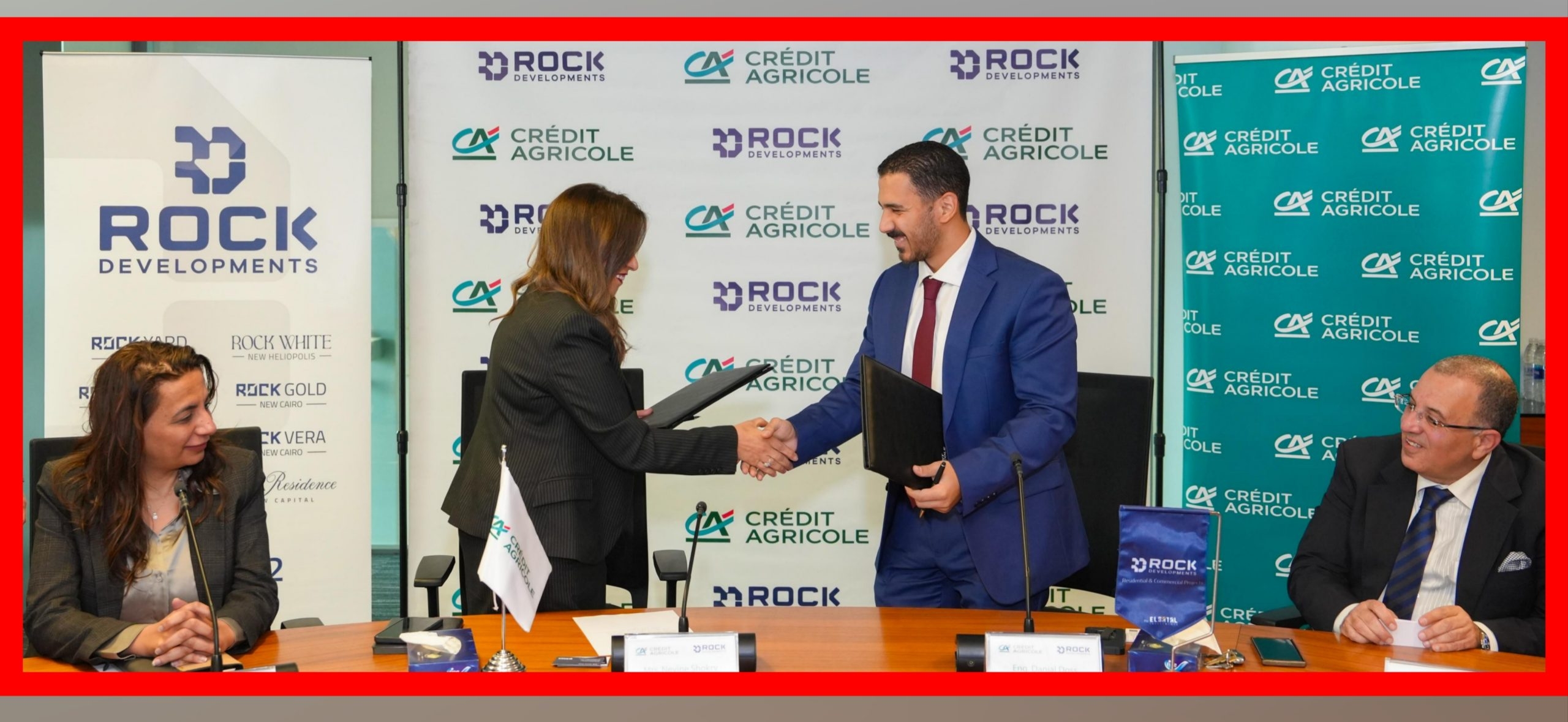 شركة «Rock Developments» تطرح تمويلا عقاريا حرا مع بنك « Crédit Agricole Egypt»