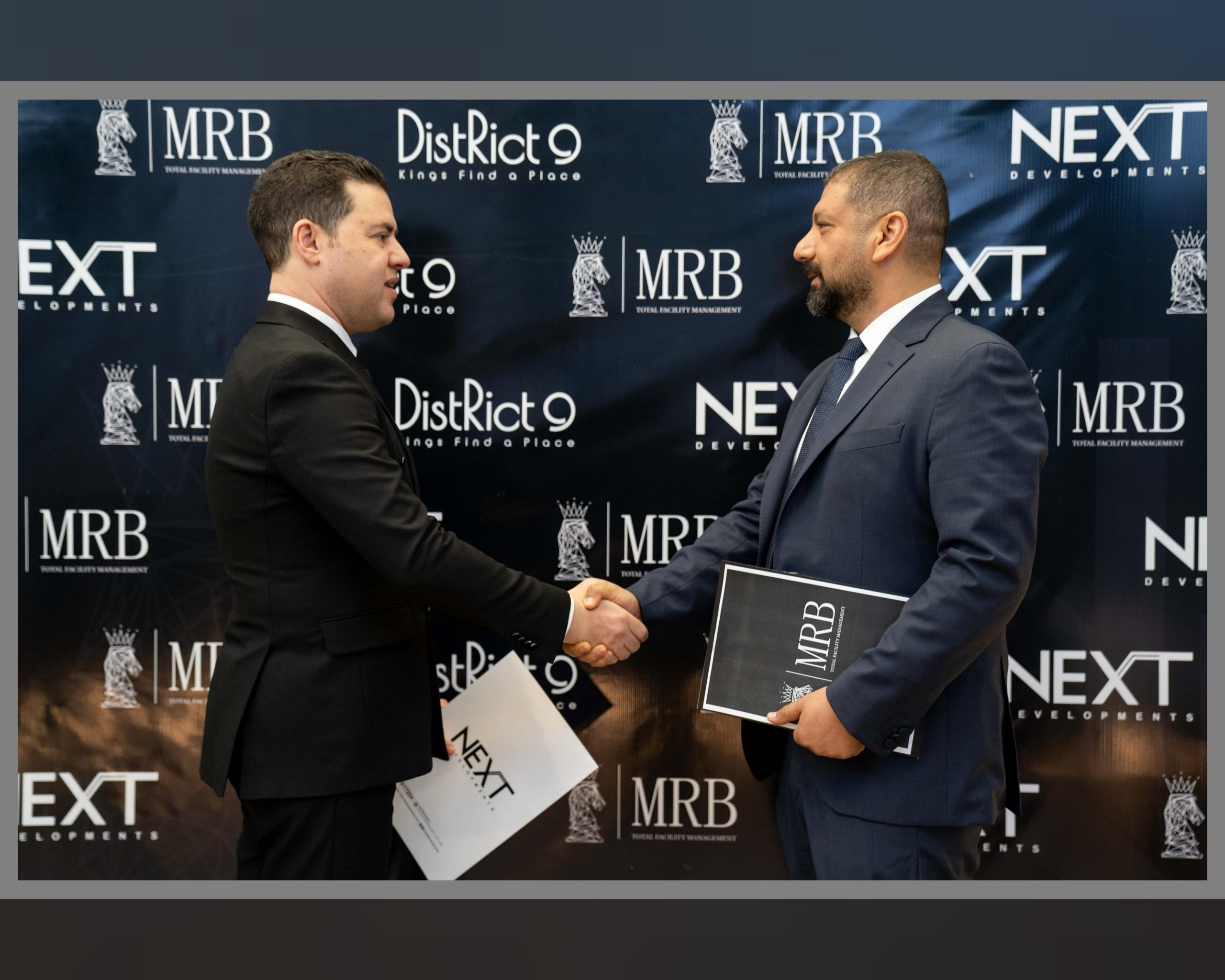 MRB القابضة تتعاون مع NEXT Developments في تسكين وإدارة وتشغيل مشروع District 9 بمدينة 6 أكتوبر