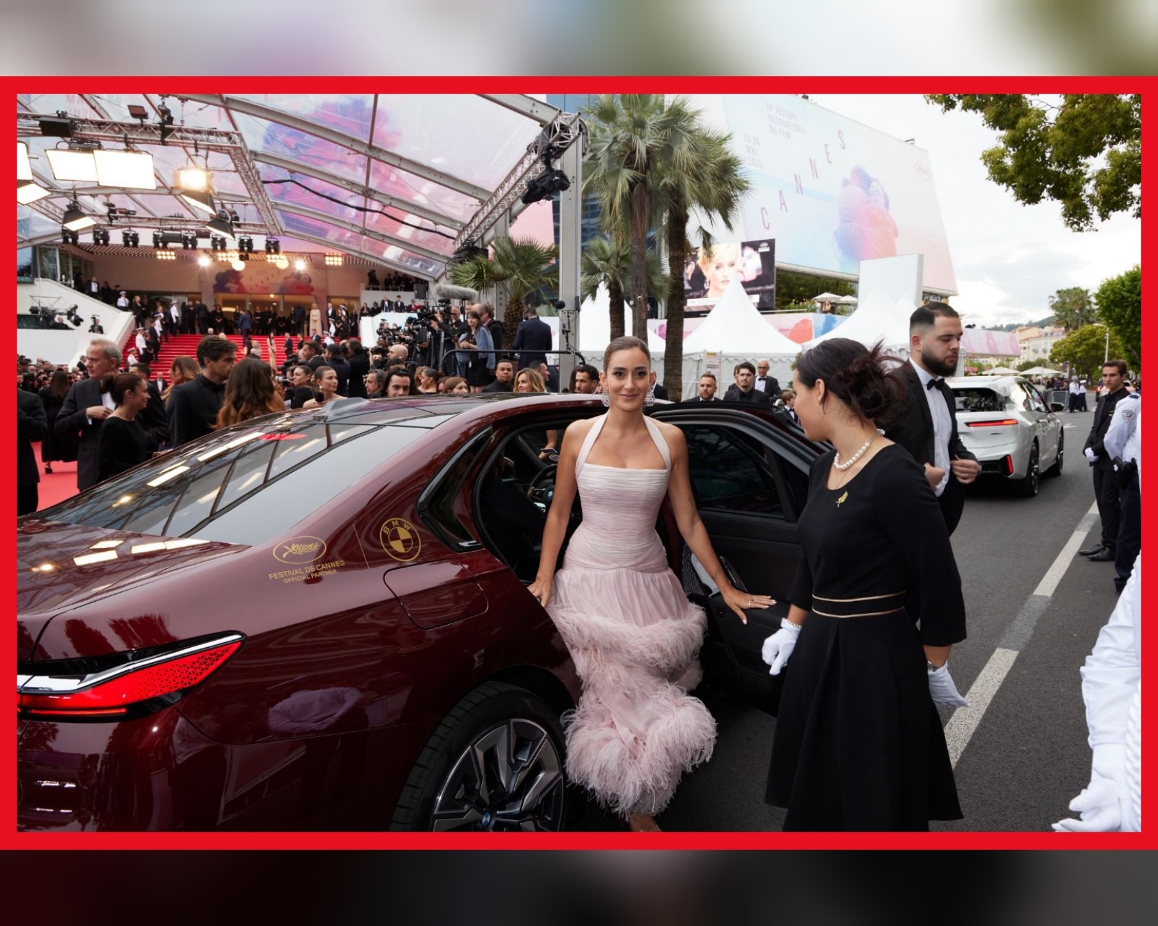 أمينة خليل تتألق كسفيرة لعلامة BMW مصر خلال فعاليات مهرجان كان السينمائي الدولي