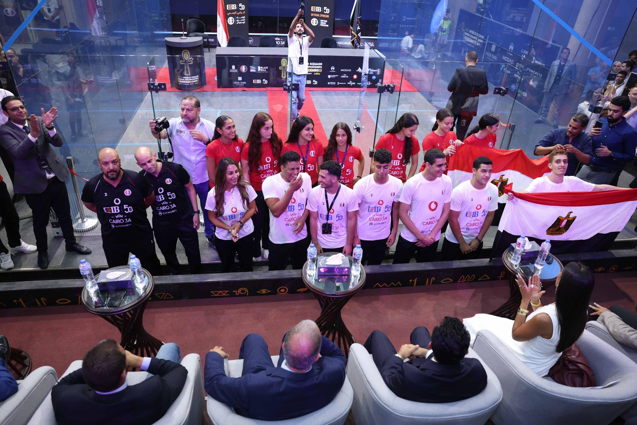 Cairo 3A Group Sponsors the Launch of the World Junior Squash Championship in Egypt
