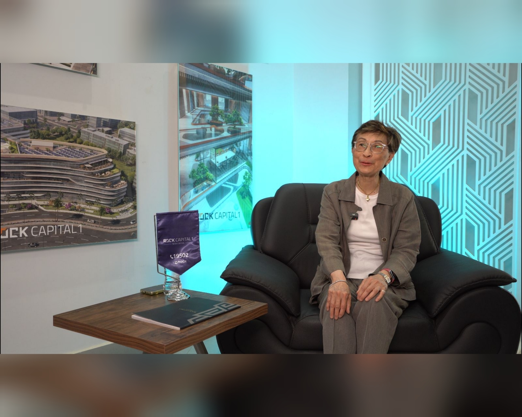 Renowned Canadian architect Hazel Wong tours Rock Capital 1 in Egypt's New Administrative