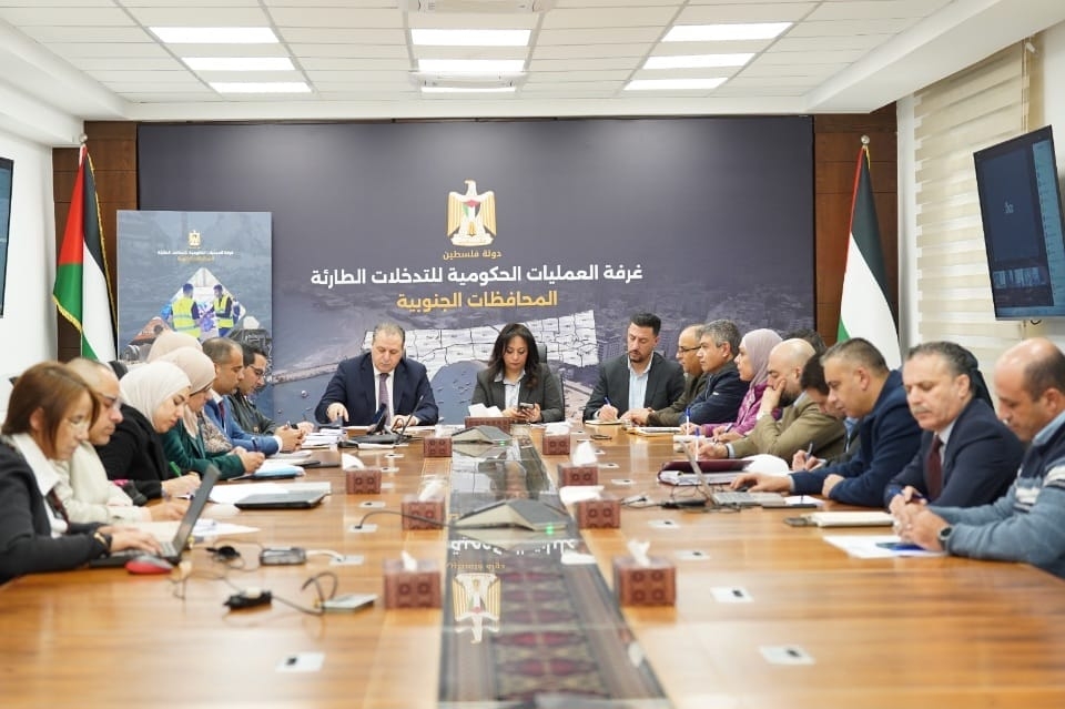 غرفة العمليات الفلسطينية تستضيف السفير الأردني وأمين عام الهيئة الخيرية الهاشمية