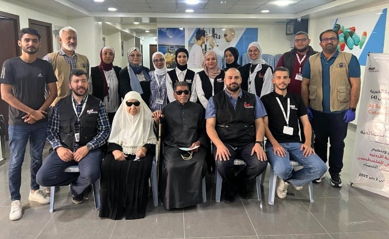 2250 عملية مجانية لمكافحة العمى ضمن حملة الجمعية الأردنية للعون الطبي للفلسطينيين