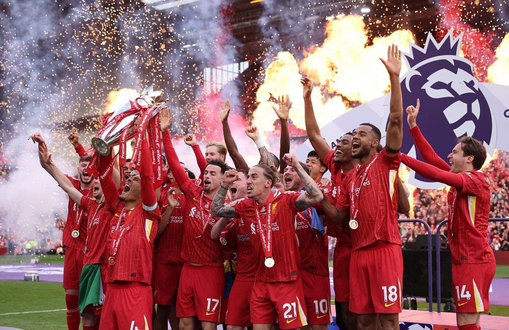 تتويج ليفربول بلقب البريميرليج