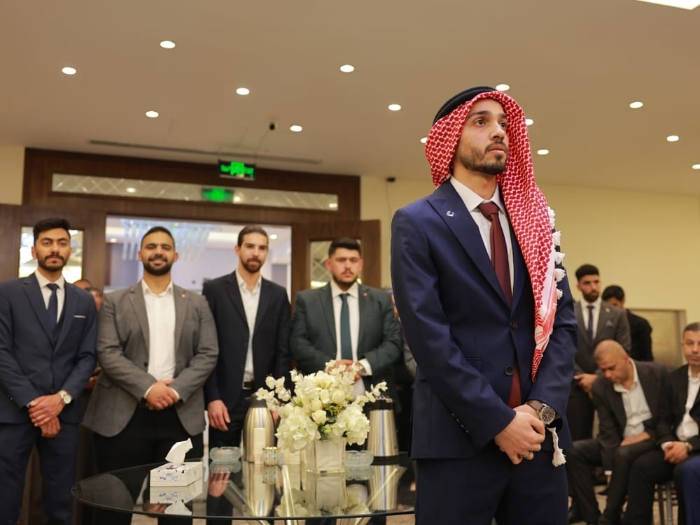 جاهة الدباس والعساف .. الدكتور فايز الدباس طلب والمهندس محمود شراري العساف أجاب