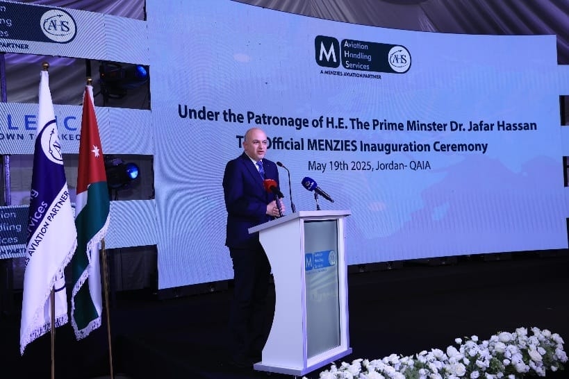 'AHS – Menzies' تدشّن منشأتها الحديثة للشحن الجوي في مطار الملكة علياء الدولي- صور