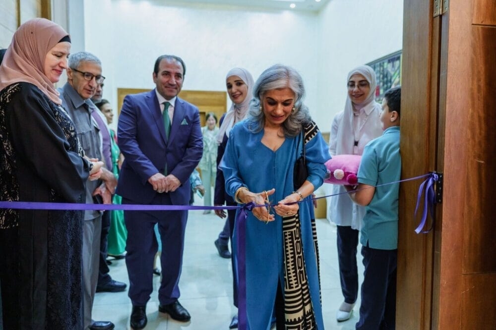 الأميرة ثروت الحسن تفتتح المعرض الـ36 لمركز البنيات للتربية الخاصة