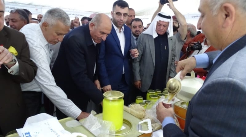 إنطلاق فعاليات مهرجان الجميد والسمن التاسع في حدائق الحسين