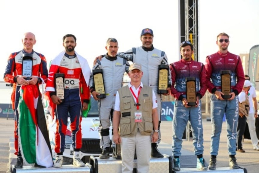 القطري ناصر العطية يحقق لقبه الـ17 في رالي الأردن الدولي