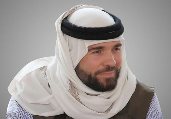 الأمير هاشم بن الحسين ينعى والد زوجته الأميرة فهدة
