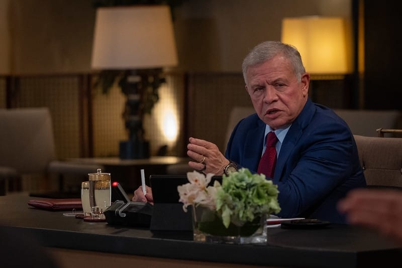 الملك يعزي الرئيس السوري بضحايا الهجوم الإرهابي على كنيسة في دمشق