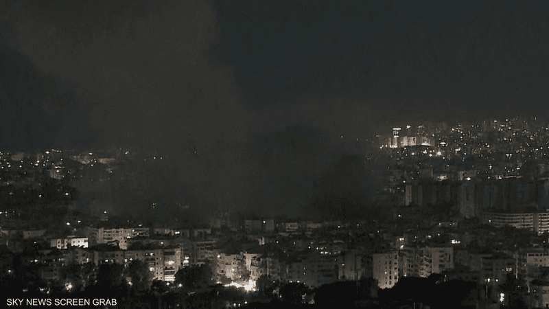 غارات إسرائيلية على الضاحية الجنوبية لبيروت