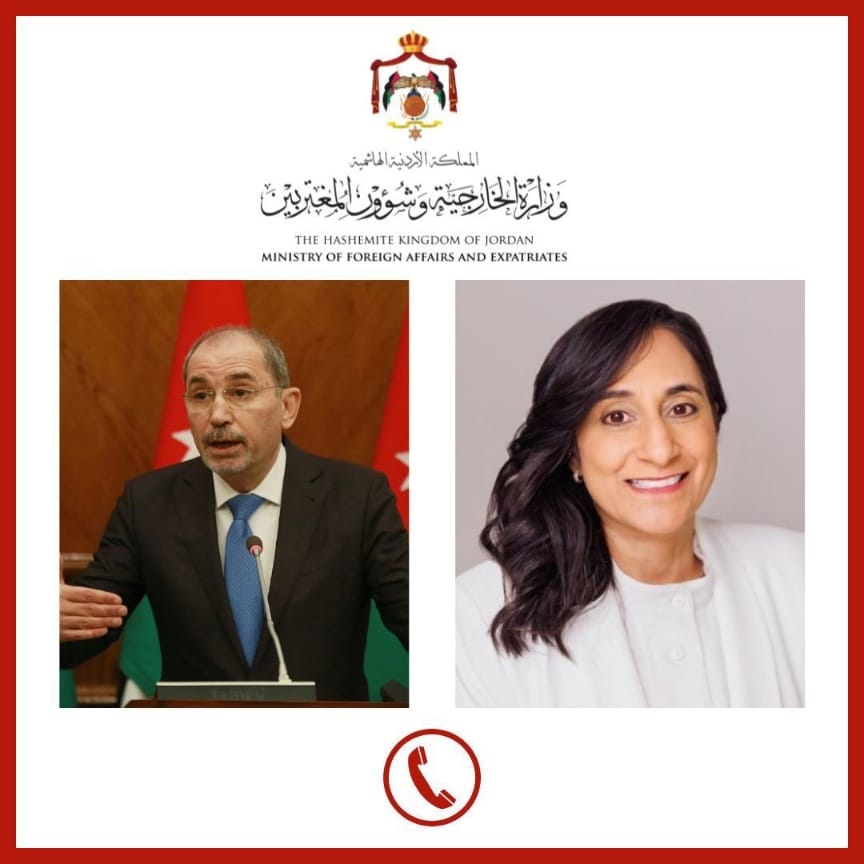 الصفدي يبحث ونظيرته الكندية جهود خفض التصعيد في المنطقة