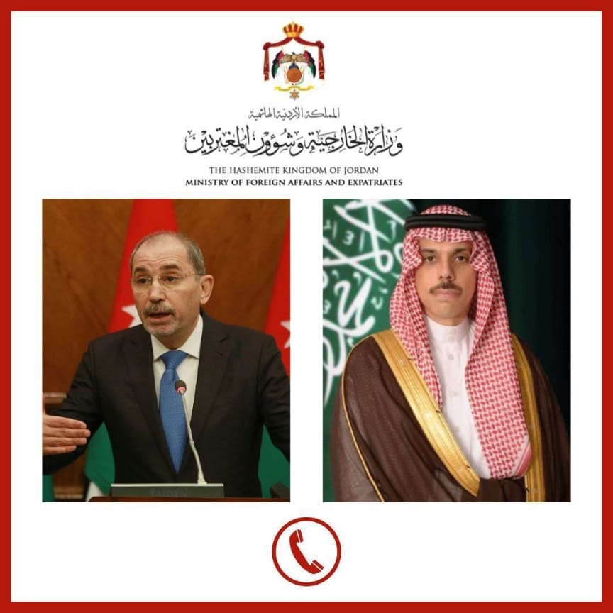 الصفدي ونظيره السعودي: العدوان الإسرائيلي على إيران خرقًا فاضحًا للقانون الدولي