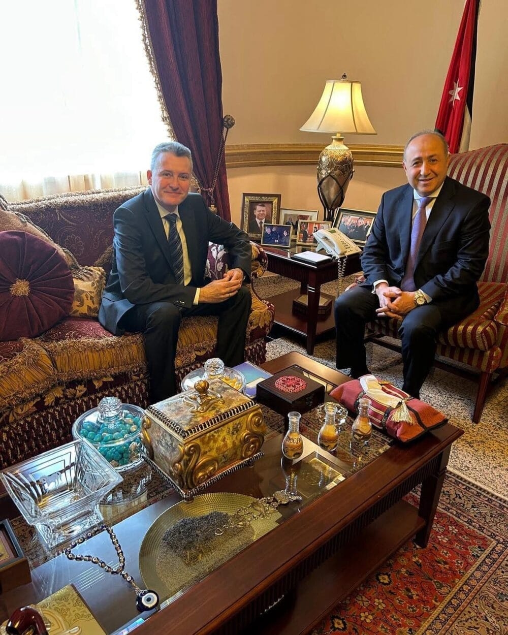نفاع يستقبل السفير الهنغاري المعين حديثا  لدى الأردن