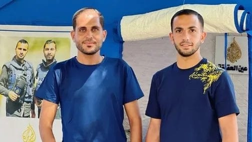 استشهاد مراسلي قناة الجزيرة أنس الشريف ومحمد قريقع بقصف إسرائيلي على خيمتهم