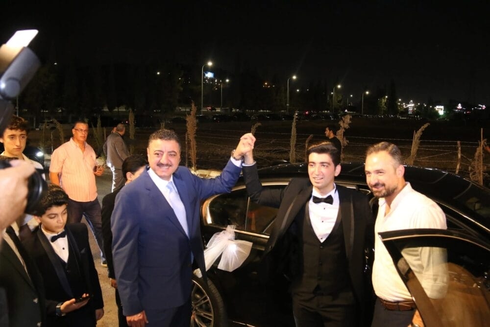 حفل زفاف الشاب عامر عدنان الدرة- صور
