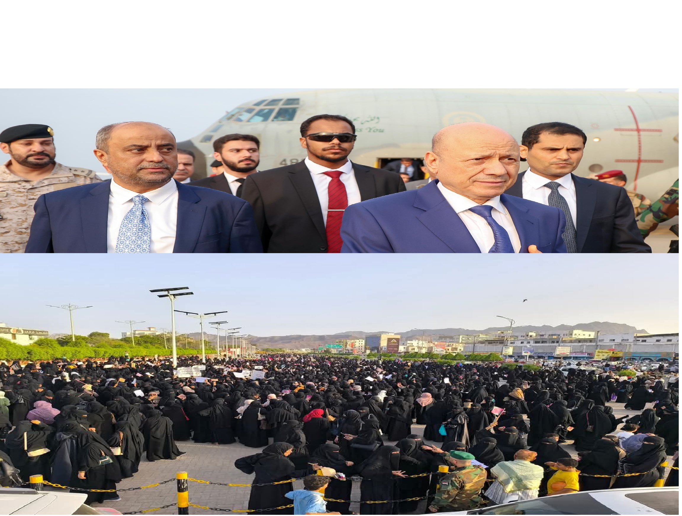 العليمي وبن بريك في عدن وسط 'ثورة النسوان'.. احتجاجات ومطالب شعبية بلا استجابة