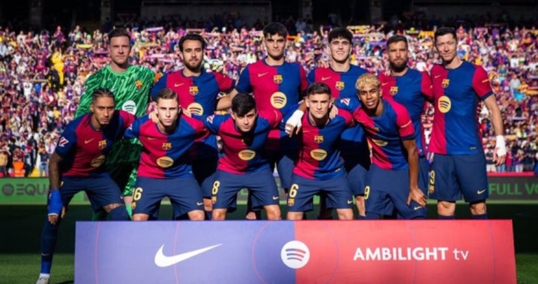 قائمة برشلونة لمباراة ريال مايوركا في الدوري الإسباني