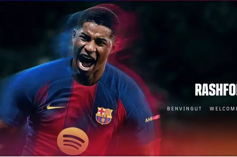 رسمياً.. برشلونة يُعلن التعاقد مع ماركوس راشفورد