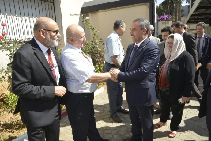 وزير التربية الوطنية يشرف على خروج الفريق المكلف بتحضير وطبع مواضيع امتحان شهادة البكالوريا
