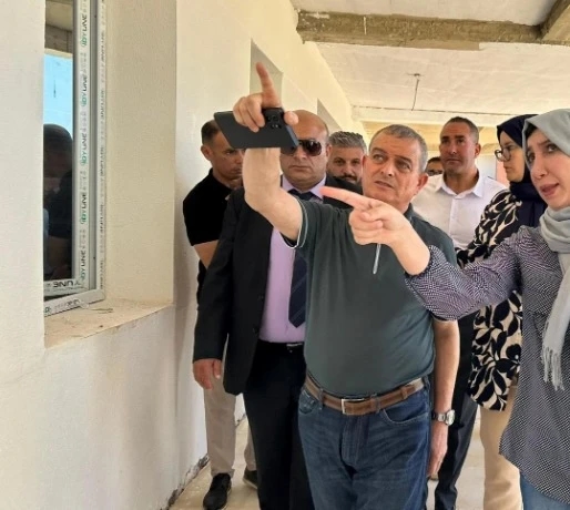 في معاينة والي مستغانم "أحمد بودوح" للورشات .. تقدم مشاريع الهياكل التربوية بـ 70 %