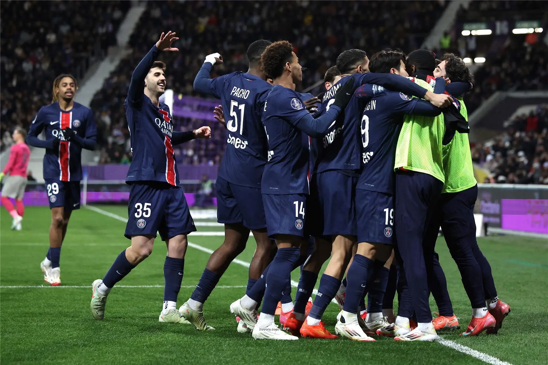 باريس سان جيرمان يحسم موقعة أرسنال فى ذهاب نصف نهائي دوري الأبطال بنتيجه 0-1