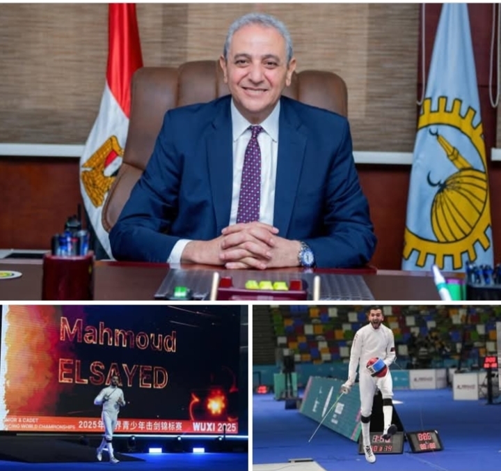الغربية ترفع اسم مصر عاليًا في الصين  بطل العالم محمود السيد يحصد الذهب في سيف المبارزة بين 75 دولة