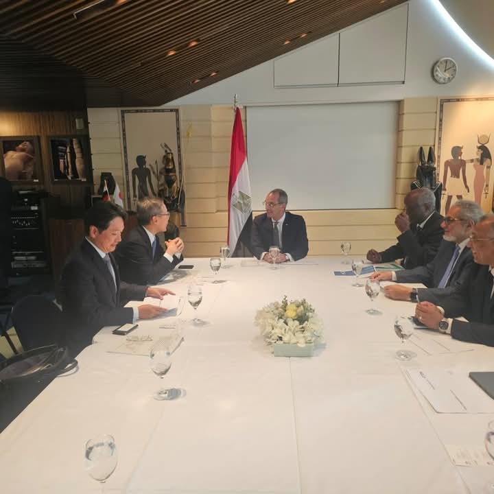 وزير الاتصالات وتكنولوجيا المعلومات يلتقي مسؤولى شركات يابانية