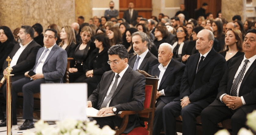 وداع مهيب لهدى شديد في كاتدرائية مار جرجس