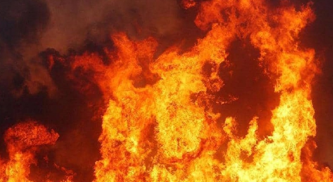 حريق في خيم اللاجئين السوريين في صور