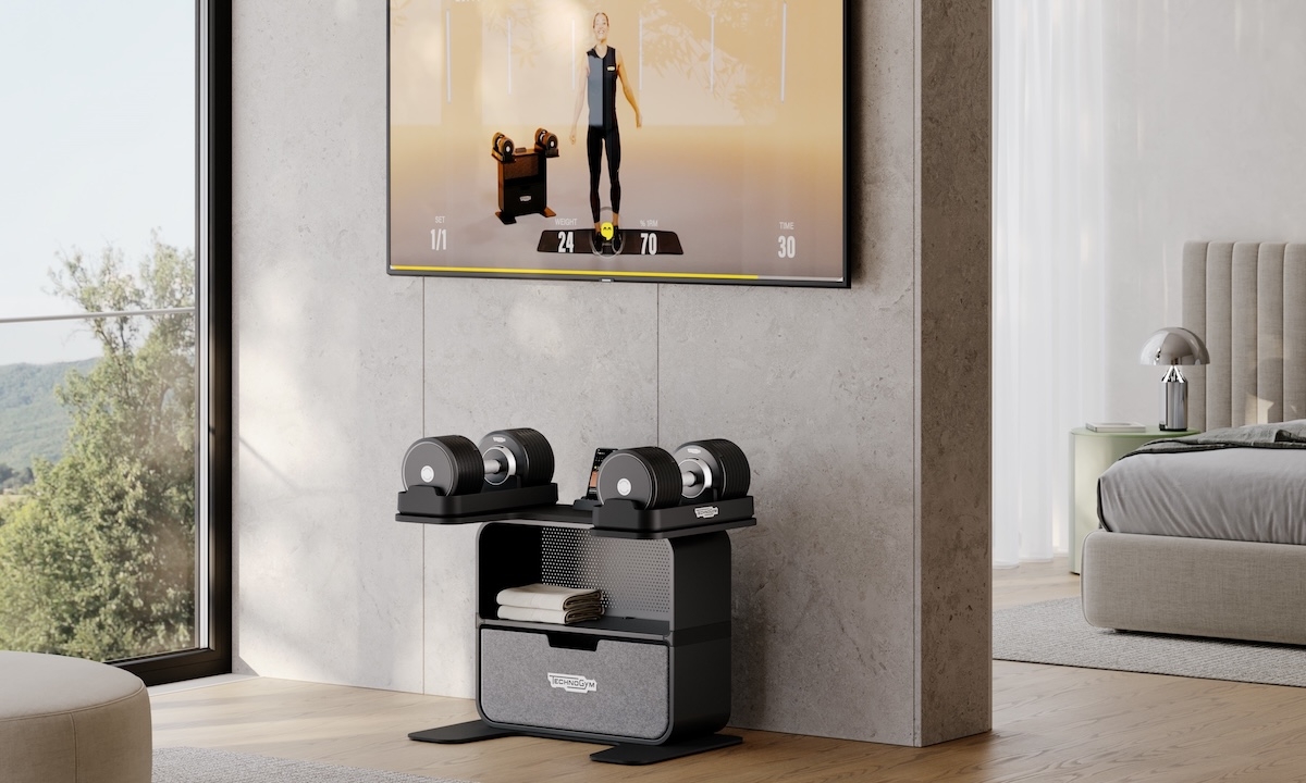 Technogym unveils innovative dumbbells for chic at-home strength trainings