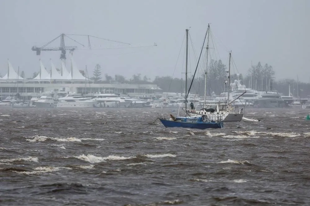 Rare Cyclone Weakens to Tropical Low Weather System as It Approaches Australian East Coast