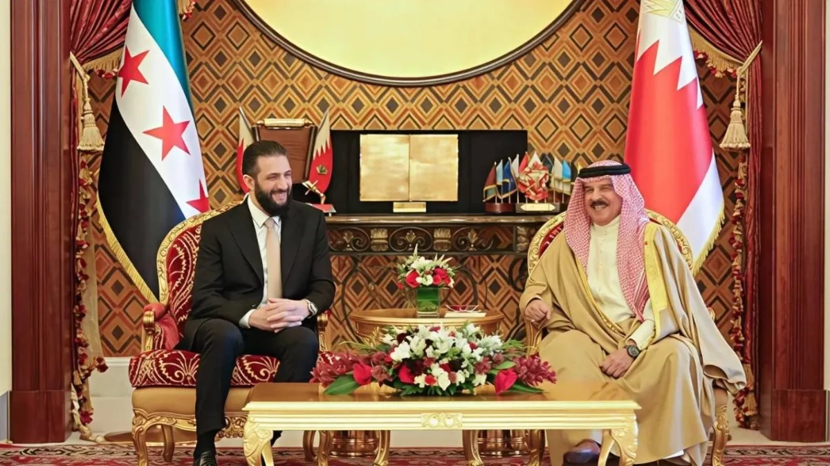 Bahrain's King Discusses with Sharaa Ways to Support Syria's Security, Stability
