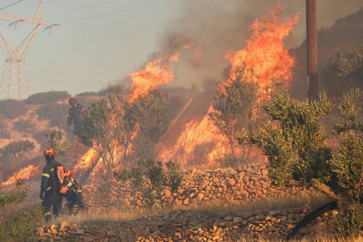 Firefighters Race to Contain Wildfires in Greece as Thousands Evacuated, 2 Die in Türkiye