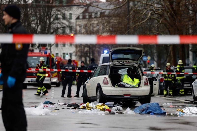 At least 28 hurt after car crashes into crowd in Munich, suspect is Afghan asylum seeker: Police - International