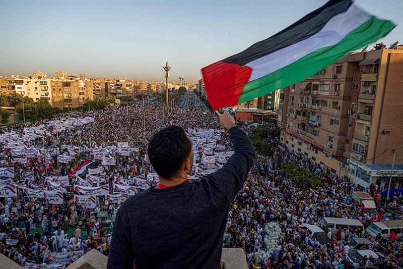 Millions of Egyptians rally in solidarity with Palestinians against displacement - Foreign Affairs