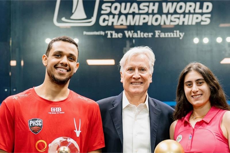 Squash: Egypt's El-Sherbini equals record, Asal claims maiden PSA World Championship title - Omni sports