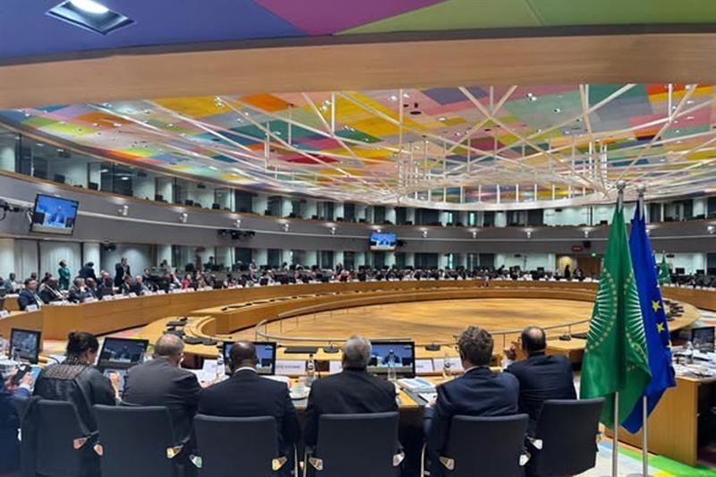 Egypt FM meets German, French counterparts on EU-AU Ministerial Meeting sidelines - Foreign Affairs