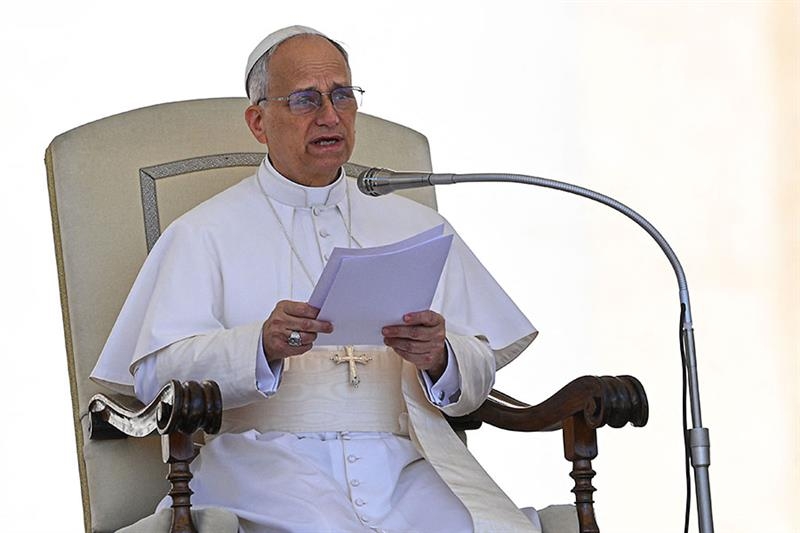 Pope Leo reiterates call to halt Israeli war on Gaza