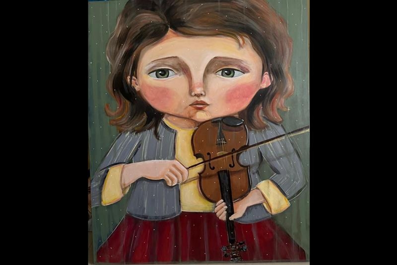 Mai Heshmat's painting on show at the 45 General Exhibition - Exhibitions - Al-Ahram Weekly