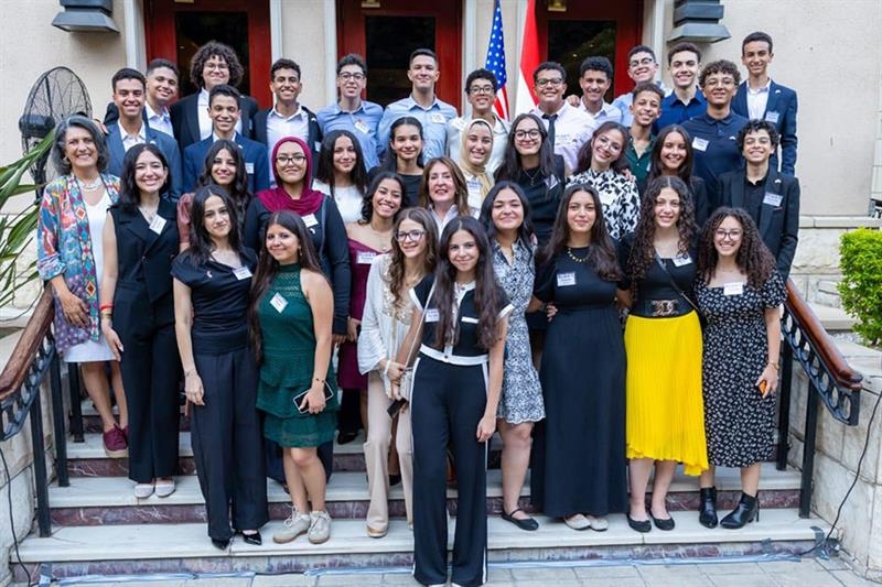 US embassy honours 35 Egyptian students selected for youth exchange programme