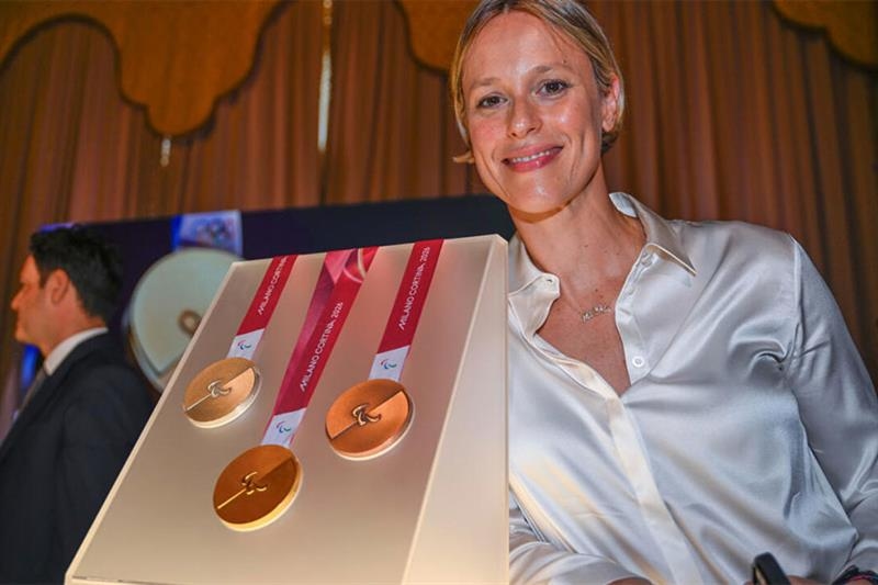 Milan-Cortina Olympic medals unveiled - Omni sports