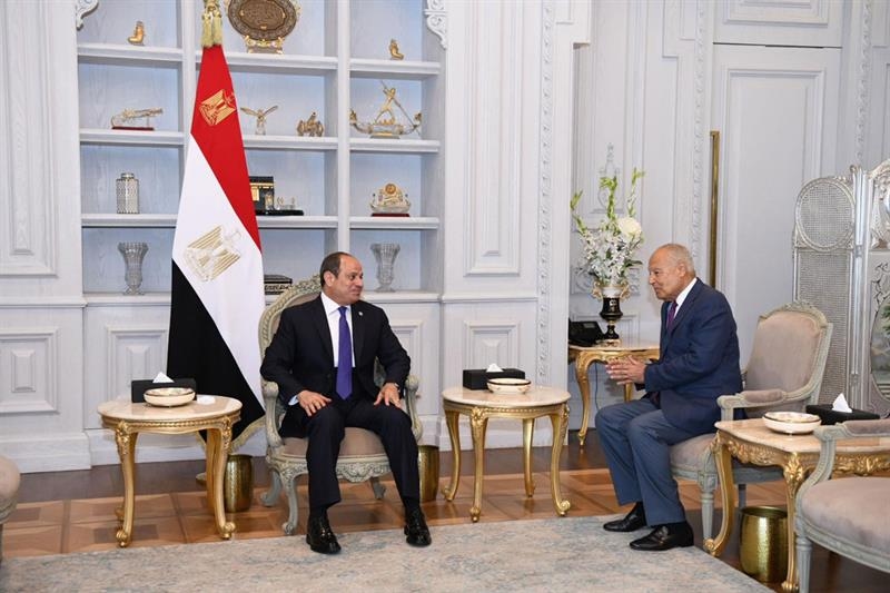 El-Sisi, Arab League Secretary-General discuss Gaza crisis, regional developments - Foreign Affairs