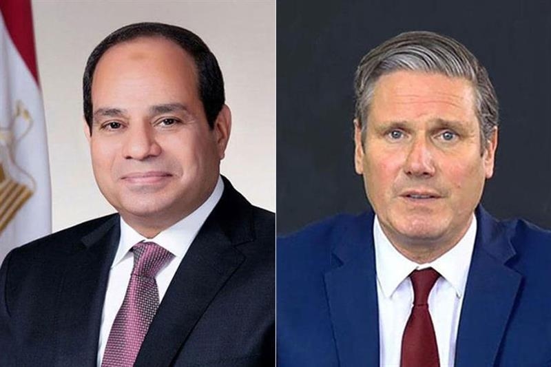 El-Sisi commends UK stance on Palestinian statehood in phone call with Starmer - Foreign Affairs