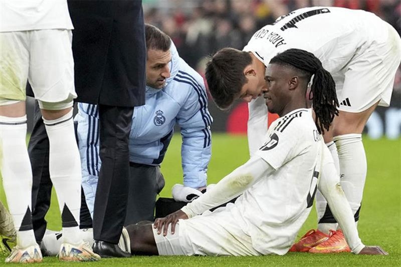 Real Madrid's Camavinga a doubt for season opener with ankle injury - World