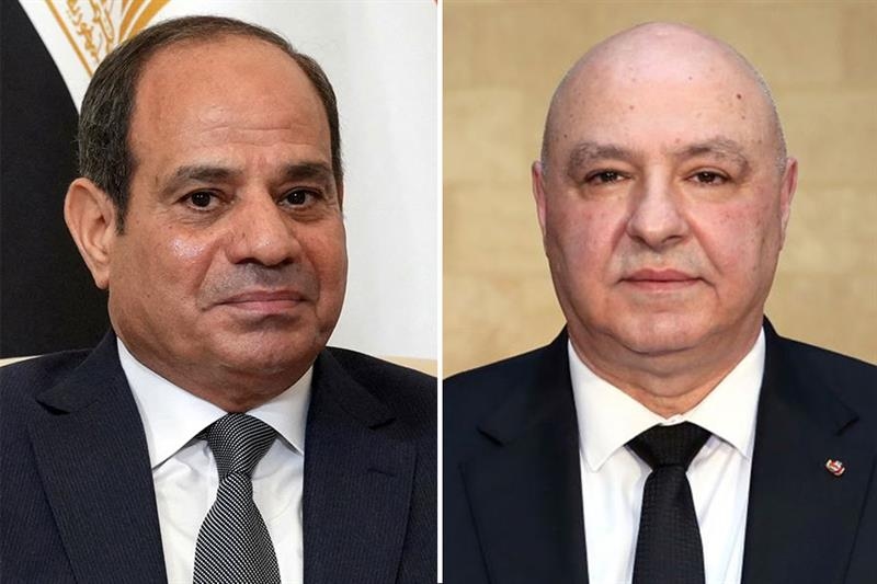 Egypt supports Lebanon's sovereignty, national unity: El-Sisi to Aoun